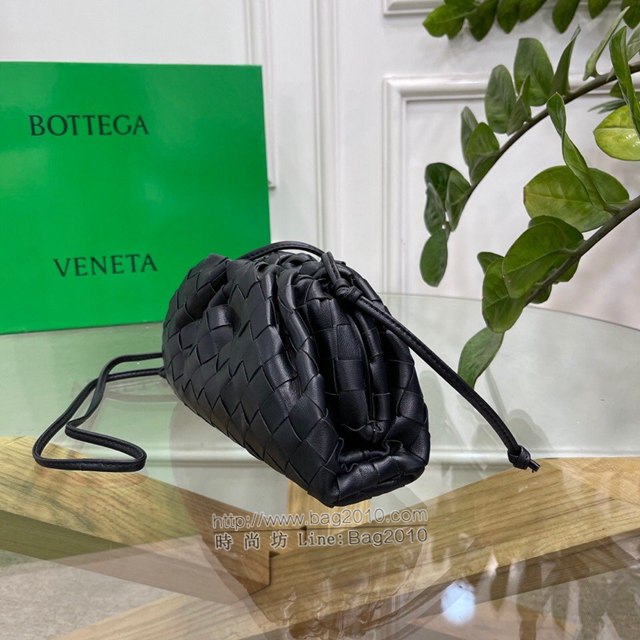 Bottega veneta高端女包 98061 寶緹嘉升級版小號編織雲朵包 BV經典款純手工編織羔羊皮女包  gxz1164